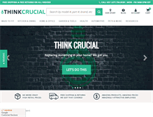Tablet Screenshot of crucialvacuum.com